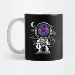 Astronaut Evergrow Crypto EGC Coin To The Moon Crypto Token Cryptocurrency Wallet Birthday Gift For Men Women Kids Mug